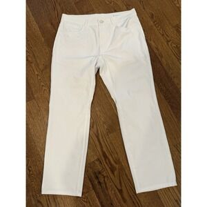 Pantalon De Golf G/FORE Performance Stretch Tour 5 Poches - Blanc Neige - Taille 34/32 - Neuf